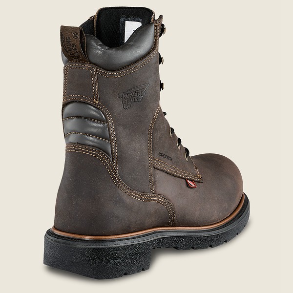 Bottes de Sécurité Red Wing - Dynaforce® - 8-Inch Insulated Waterproof Toe - Grise Foncé - Homme 716